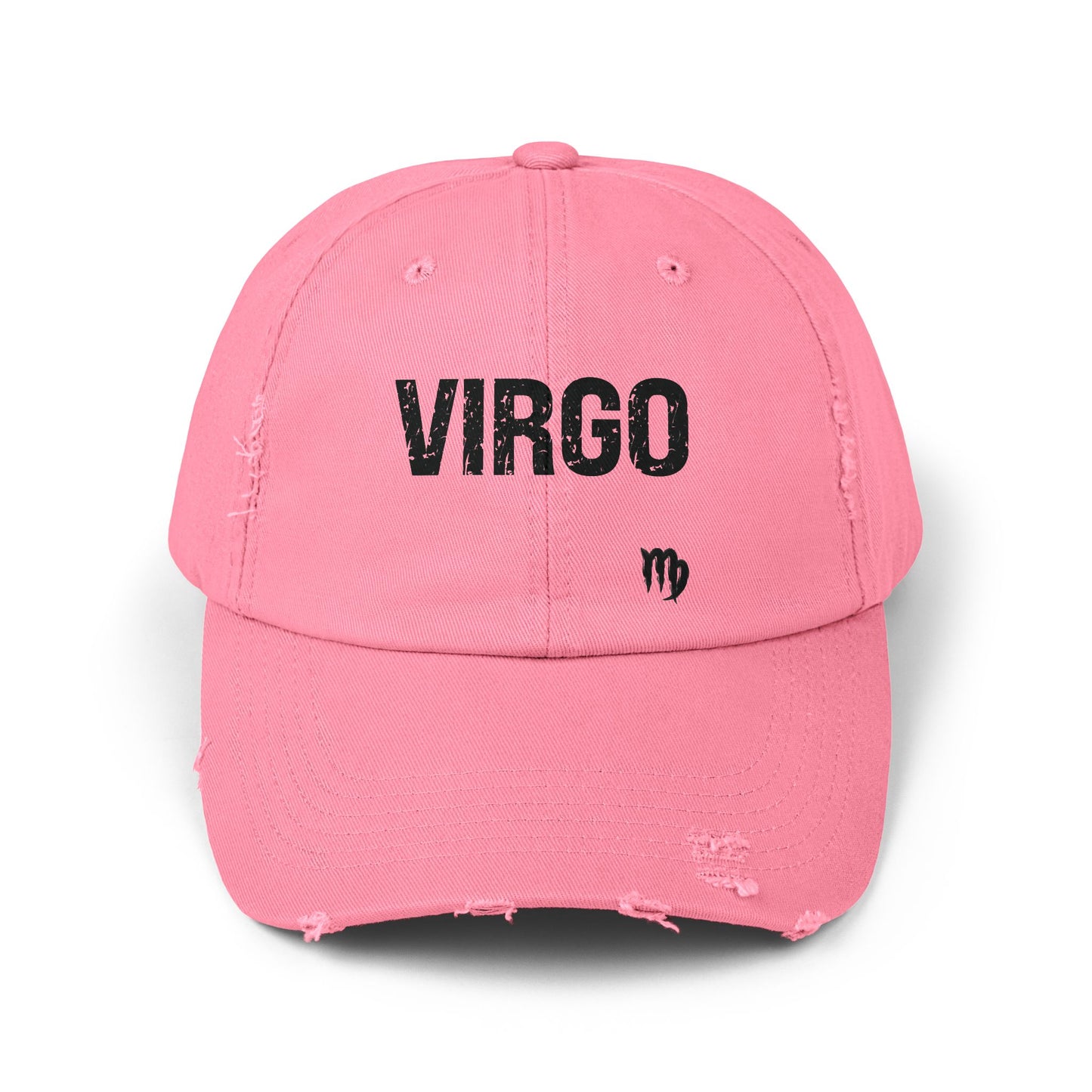 Virgo Zodiac Unisex Distressed Cap – Trendy Astrology Hat for All Genders