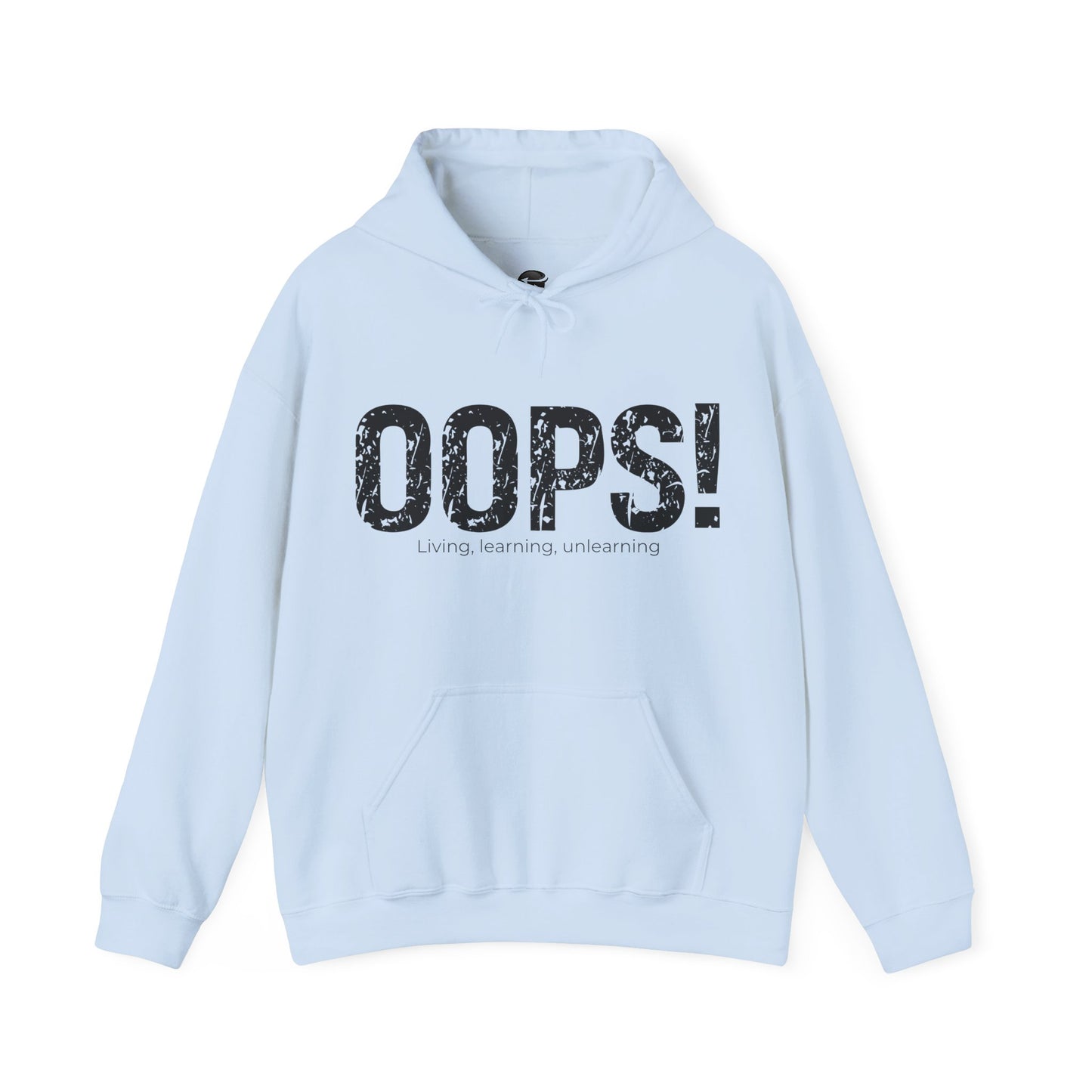 Oops Teen Hoodie, Cool and Trendy Graphic Sweatshirt, Funny Unisex Fashion, Casual Gift for Teenage Boys and Girls