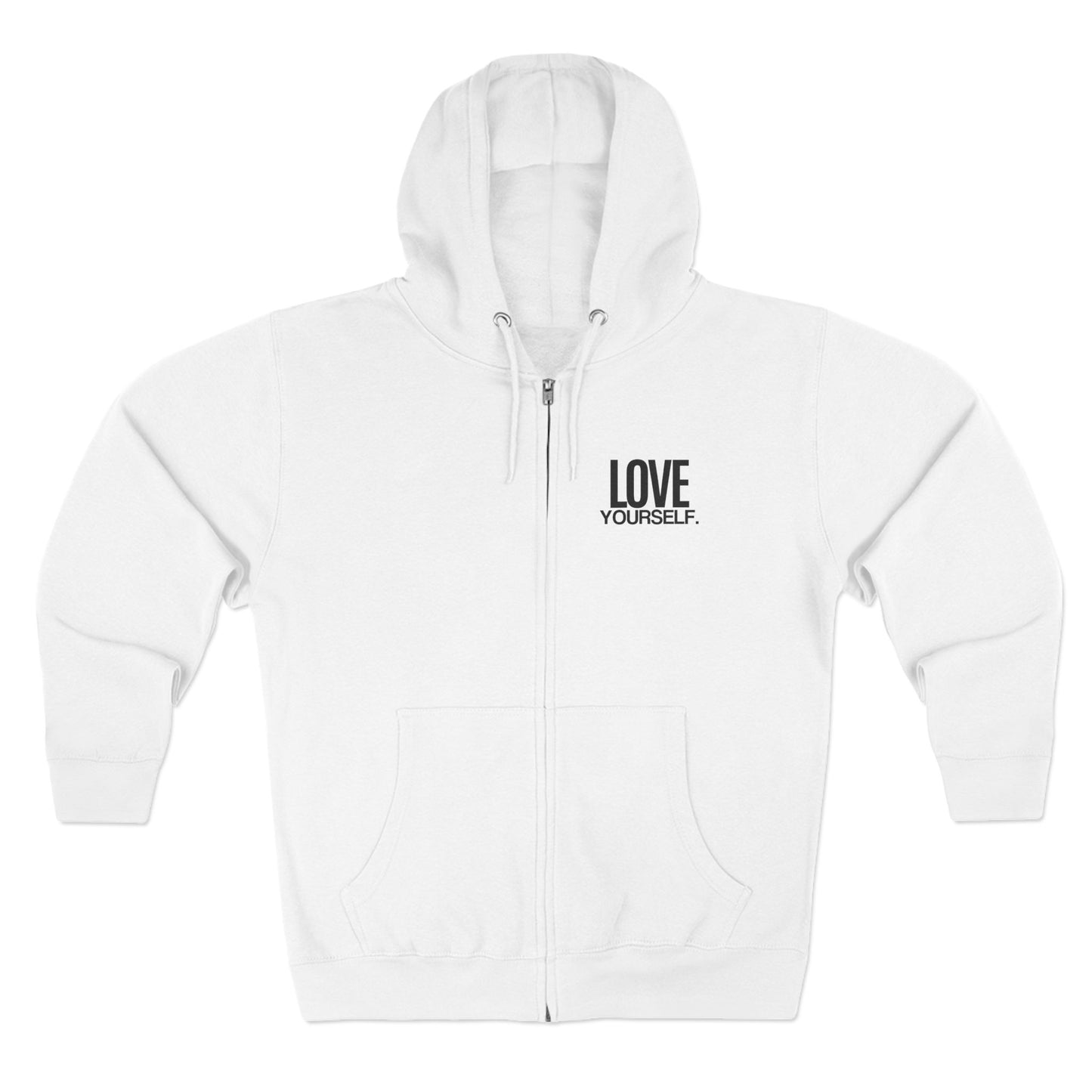 Love Yourself Unisex Zip Hoodie - Soft, Durable & Stylish Comfort for Everyday