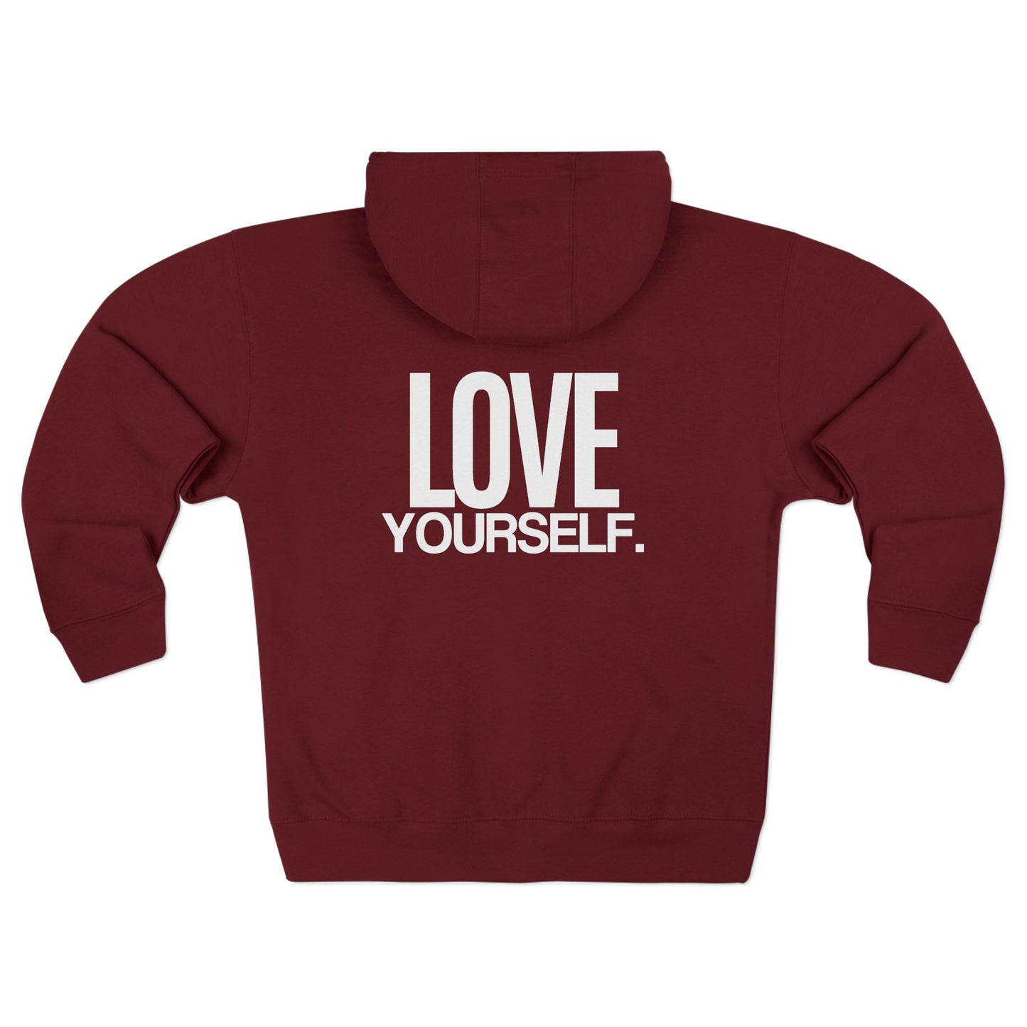 Love Yourself Unisex Zip Hoodie - Soft, Durable & Stylish Comfort for Everyday