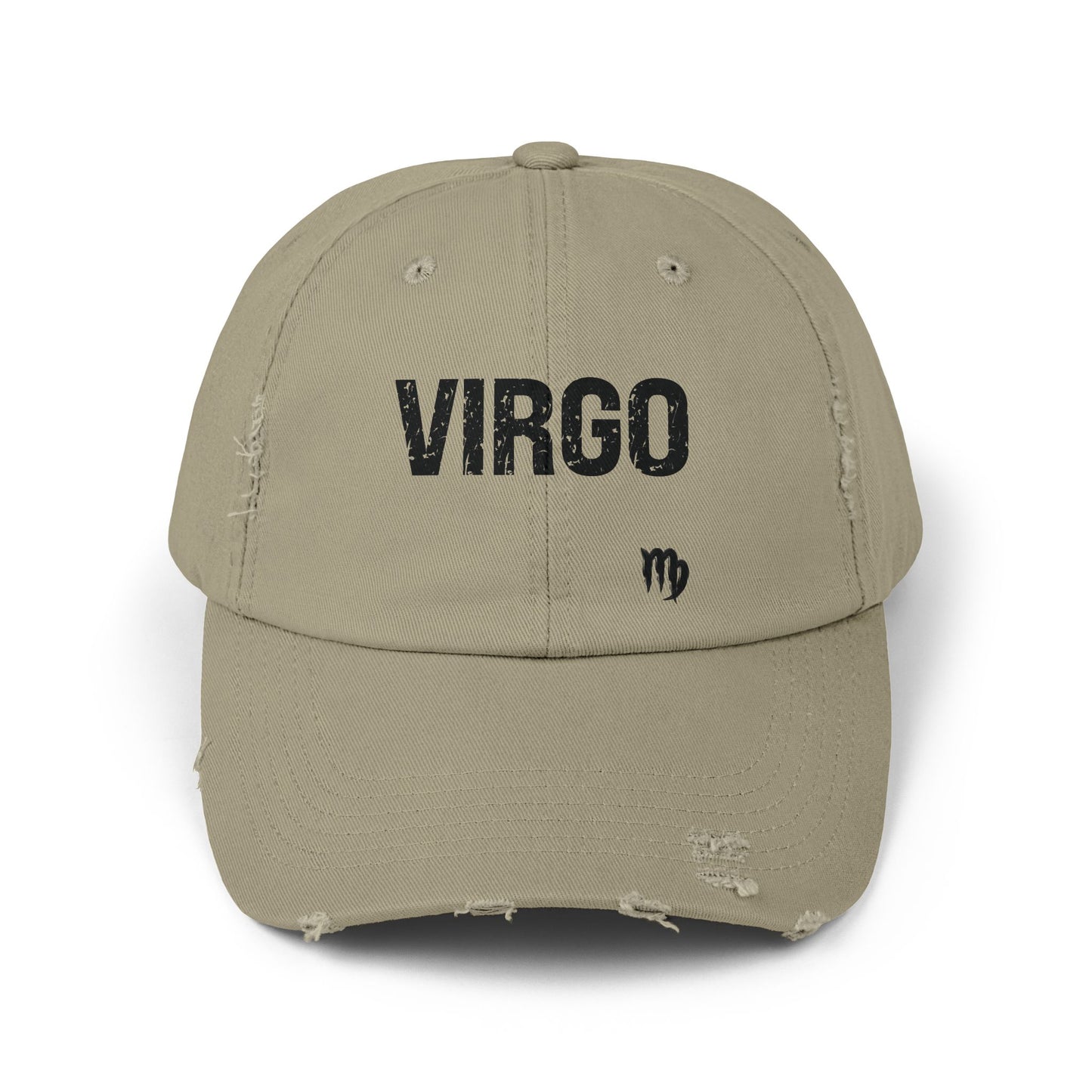 Virgo Zodiac Unisex Distressed Cap – Trendy Astrology Hat for All Genders