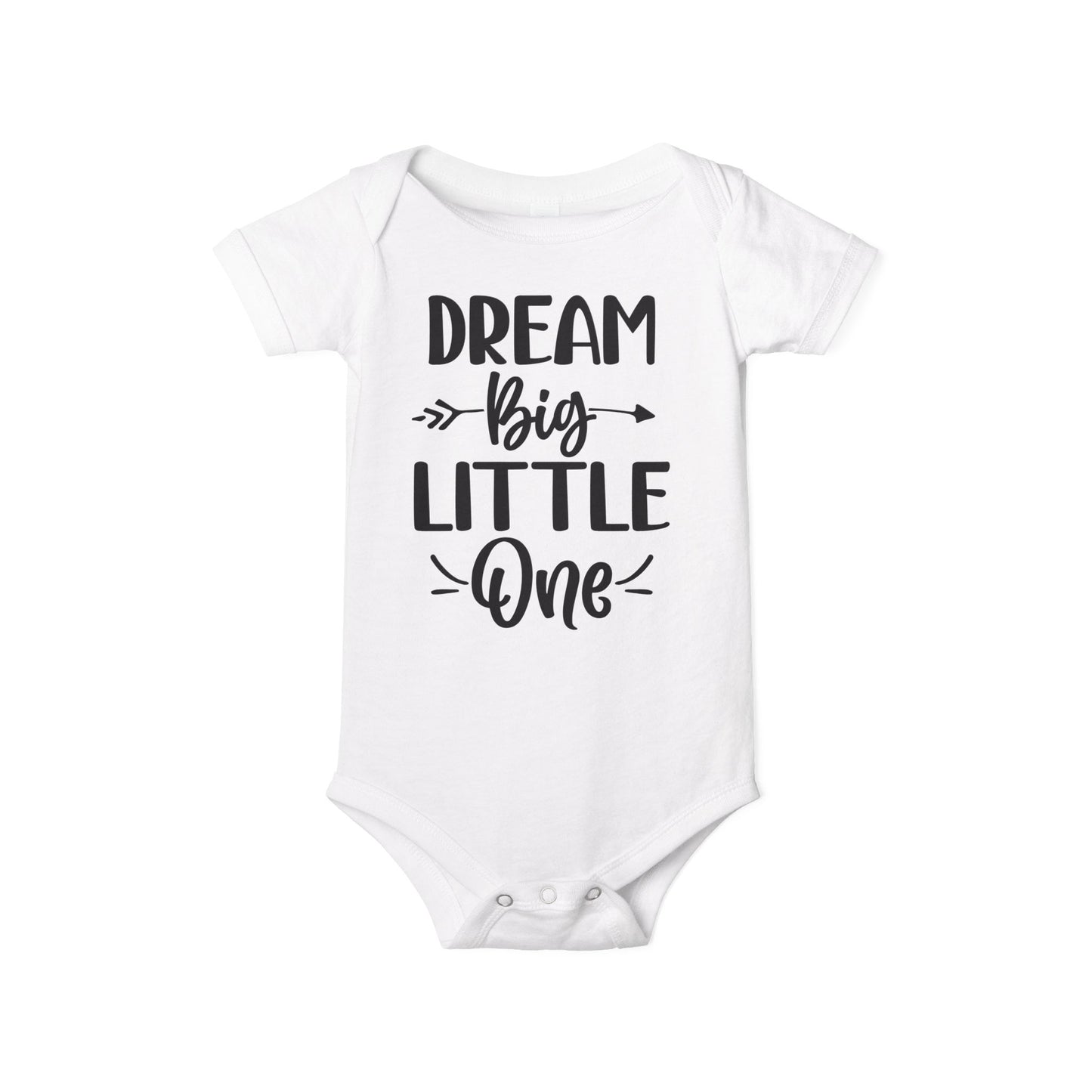 Dream Big Infant Jersey One-Piece – Ultra-Soft, Breathable & Easy-Change Design for Everyday Comfort