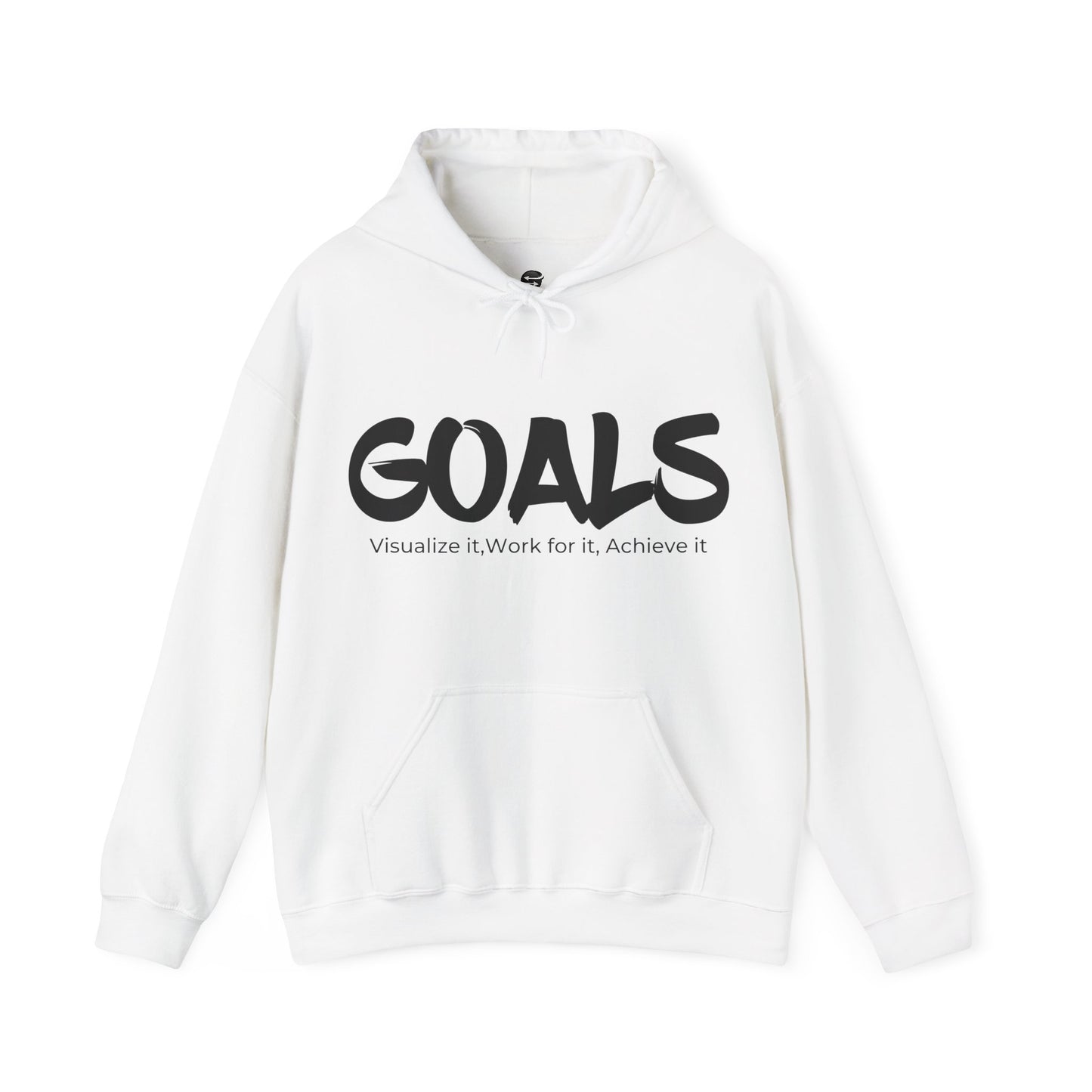 Goals Teen Hoodie, Teen Female Hoodie, Cool and Trendy Graphic Sweatshirt, Funny Unisex Fashion, Casual Gift for Teenage Boys and Girls