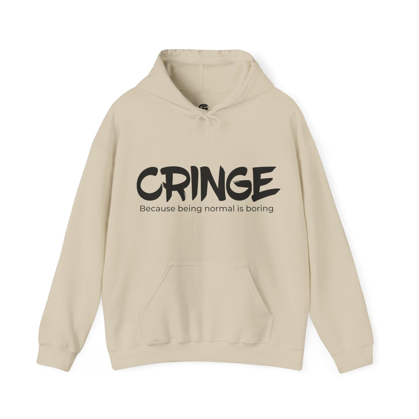 Cringe Teen Hoodie, Teen Female Hoodie, Cool and Trendy Graphic Sweatshirt, Funny Unisex Fashion, Casual Gift for Teenage Boys and Girls