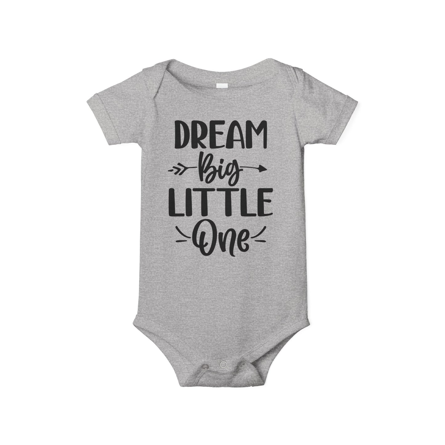 Dream Big Infant Jersey One-Piece – Ultra-Soft, Breathable & Easy-Change Design for Everyday Comfort