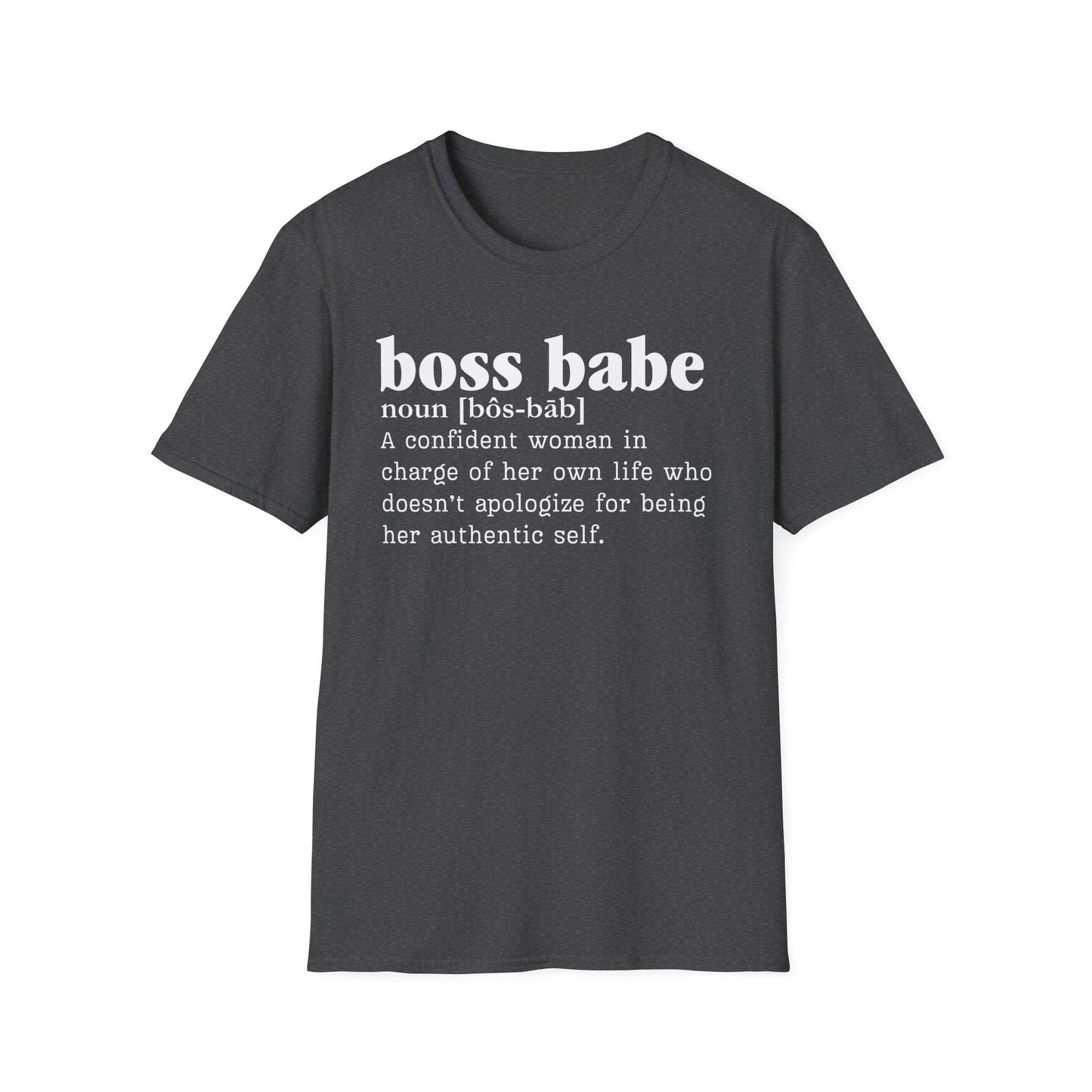 Boss Babe Unisex T-Shirt - Soft Cotton, Ethical, Stylish & Lightweight Comfort