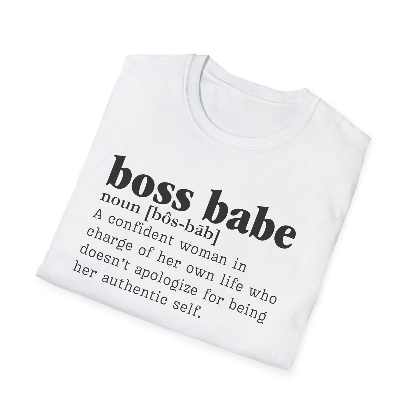 Boss Babe Unisex T-Shirt - Soft Cotton, Ethical, Stylish & Lightweight Comfort