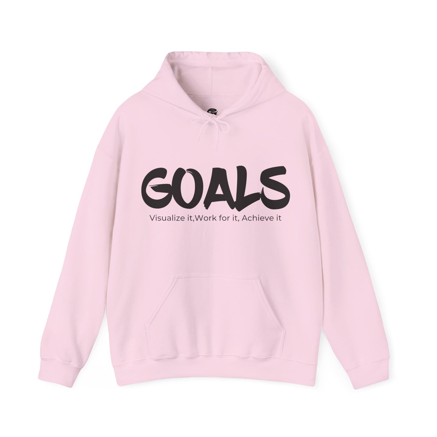 Goals Teen Hoodie, Teen Female Hoodie, Cool and Trendy Graphic Sweatshirt, Funny Unisex Fashion, Casual Gift for Teenage Boys and Girls