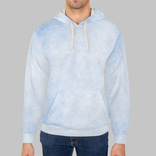 Tie Dye Unisex Pullover Hoodie - All-Over Print, Soft, Customizable & Stylish