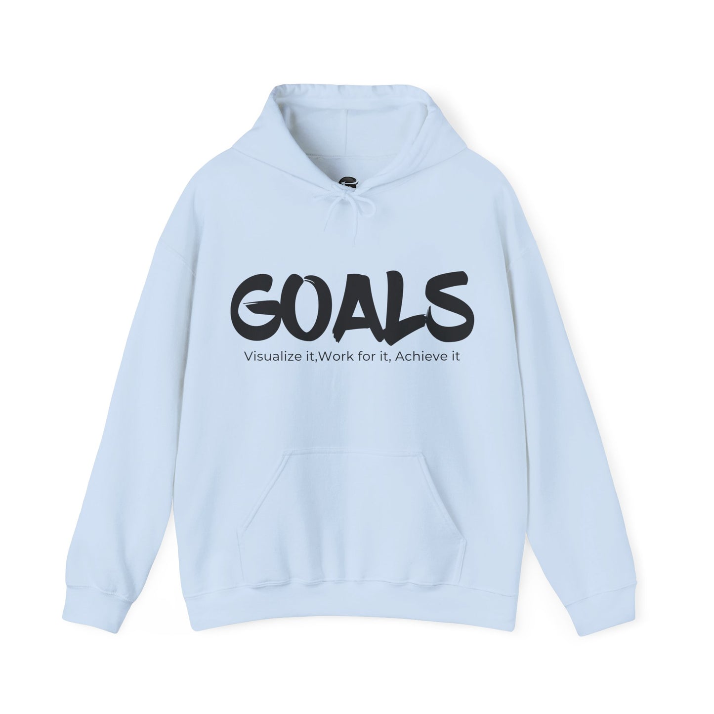 Goals Teen Hoodie, Teen Female Hoodie, Cool and Trendy Graphic Sweatshirt, Funny Unisex Fashion, Casual Gift for Teenage Boys and Girls