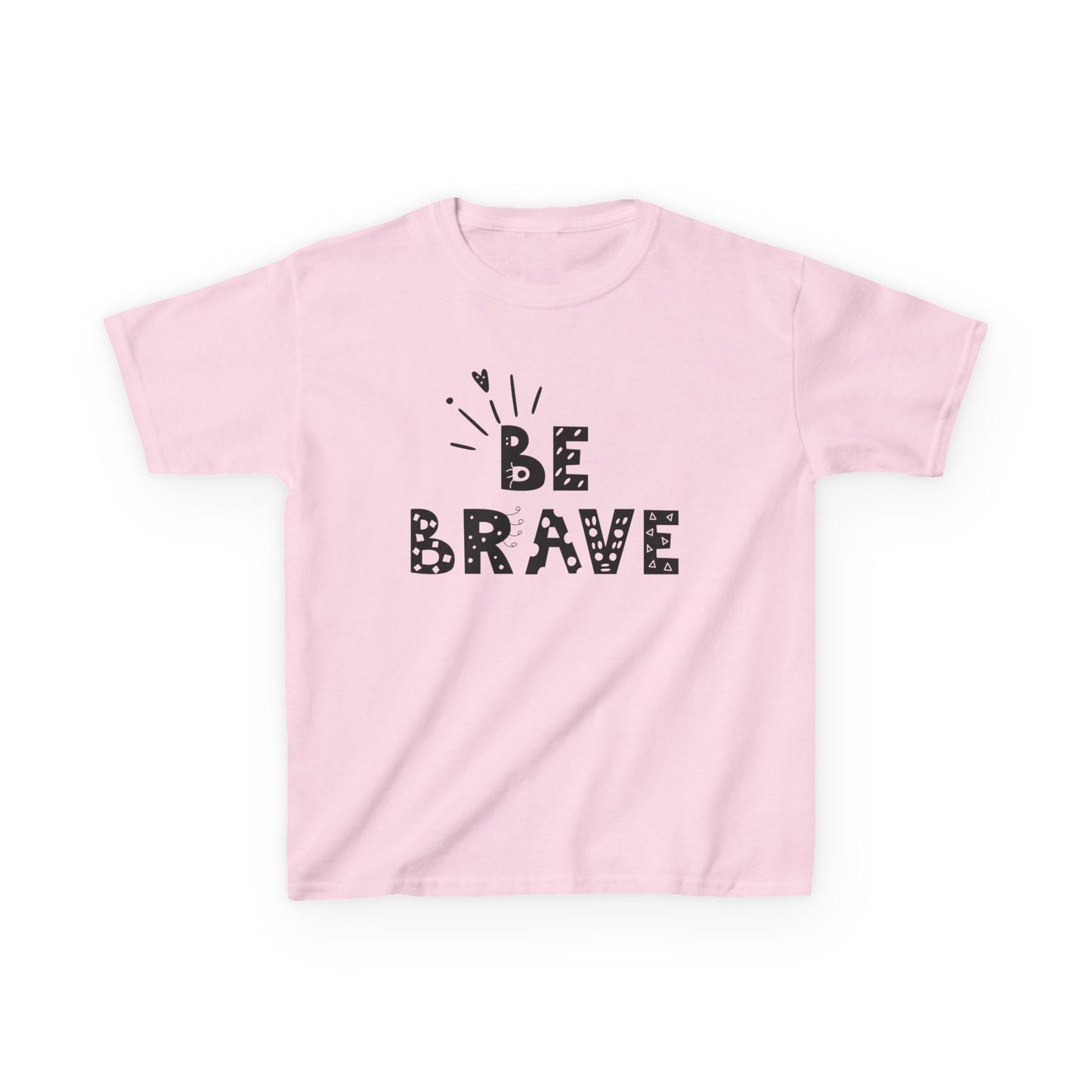 Be brave Kids Heavy Cotton™ Tee - Soft, Durable & Everyday Comfor