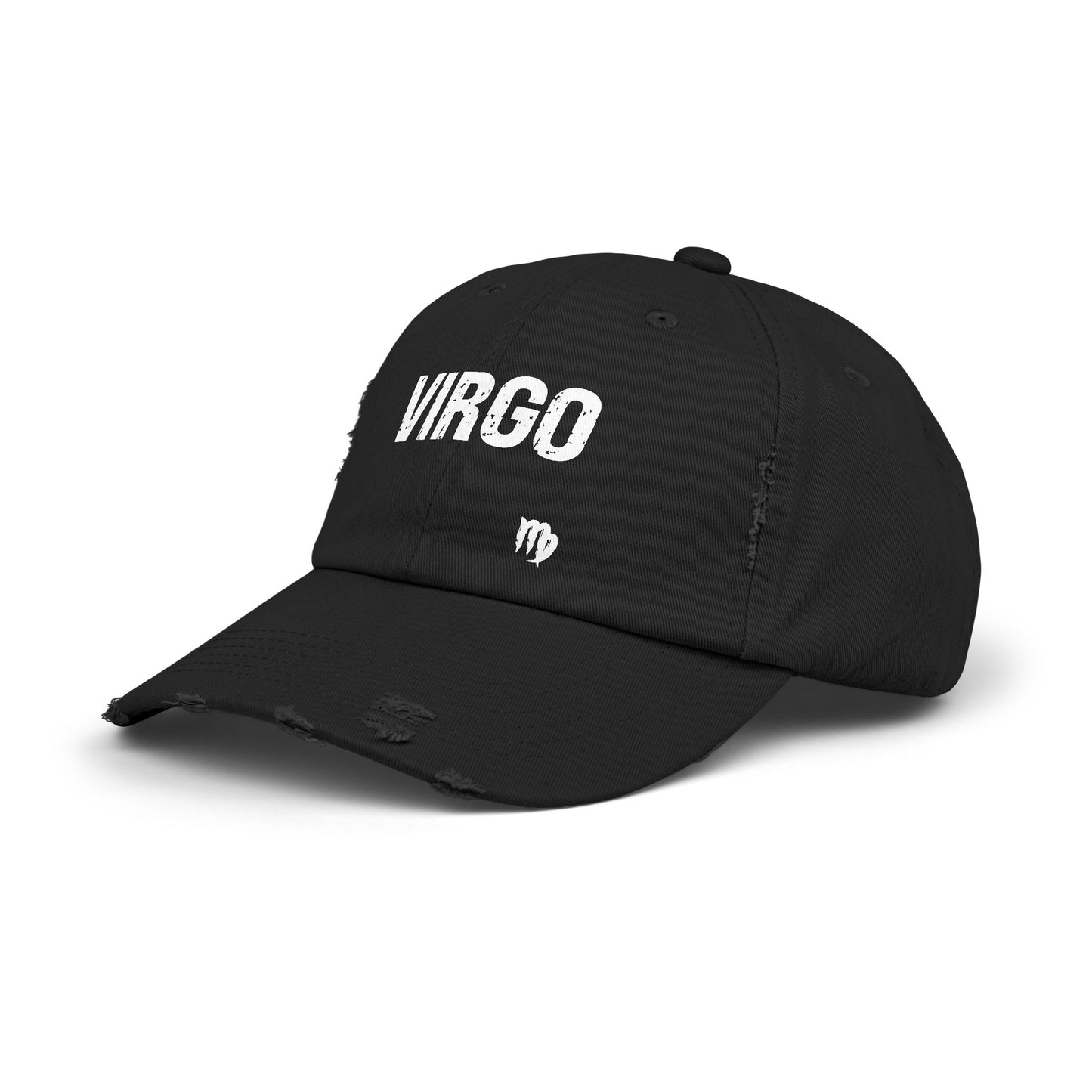 Virgo Zodiac Unisex Distressed Cap – Trendy Astrology Hat for All Genders