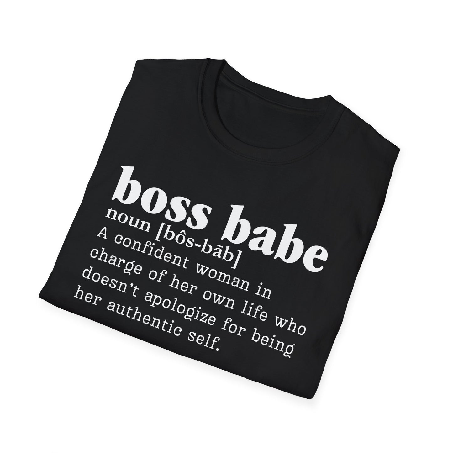 Boss Babe Unisex T-Shirt - Soft Cotton, Ethical, Stylish & Lightweight Comfort