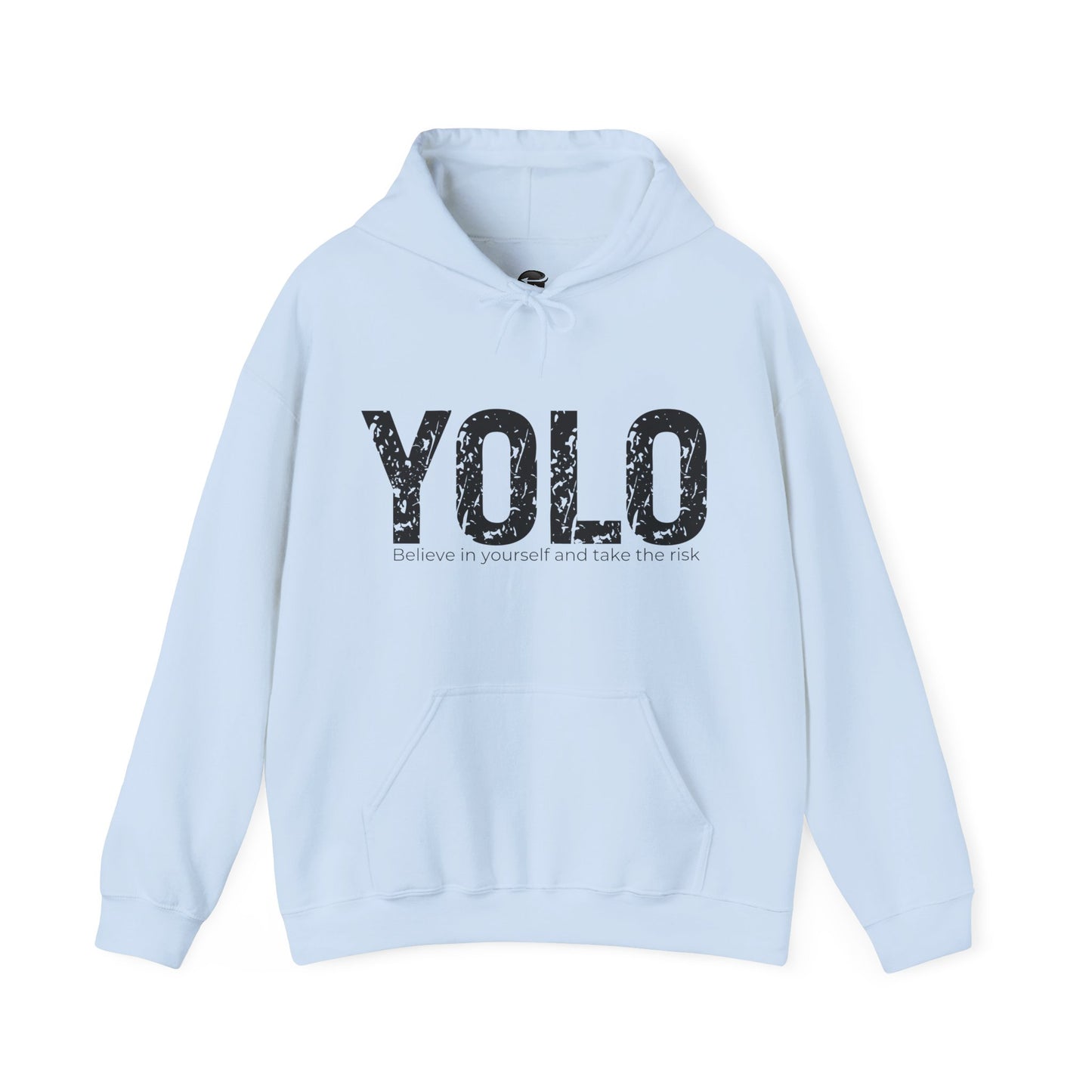 Yolo Teen Hoodie, Cool and Trendy Graphic Sweatshirt, Funny Unisex Fashion, Casual Gift for Teenage Boys and Girls