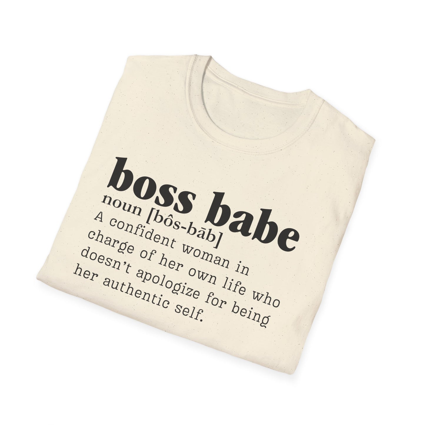 Boss Babe Unisex T-Shirt - Soft Cotton, Ethical, Stylish & Lightweight Comfort