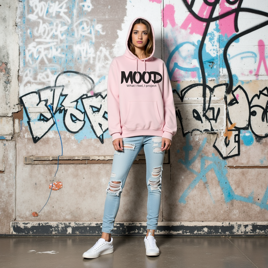 Mood Teen Hoodie, Teen Female Hoodie, Cool and Trendy Graphic Sweatshirt, Funny Unisex Fashion, Casual Gift for Teenage Boys and Girls