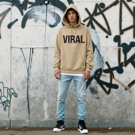 Viral Teen Hoodie, Cool and Trendy Graphic Sweatshirt, Funny Unisex Fashion, Casual Gift for Teenage Boys and Girls