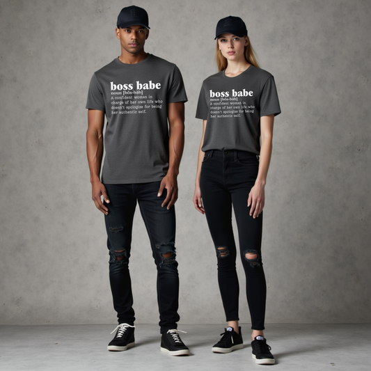 Boss Babe Unisex T-Shirt - Soft Cotton, Ethical, Stylish & Lightweight Comfort