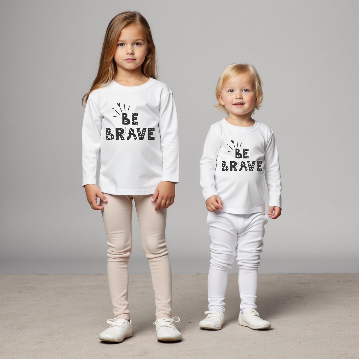 Be brave Toddler Long Sleeve Tee – Ultra-Soft, Durable & Perfect for Everyday Comfort