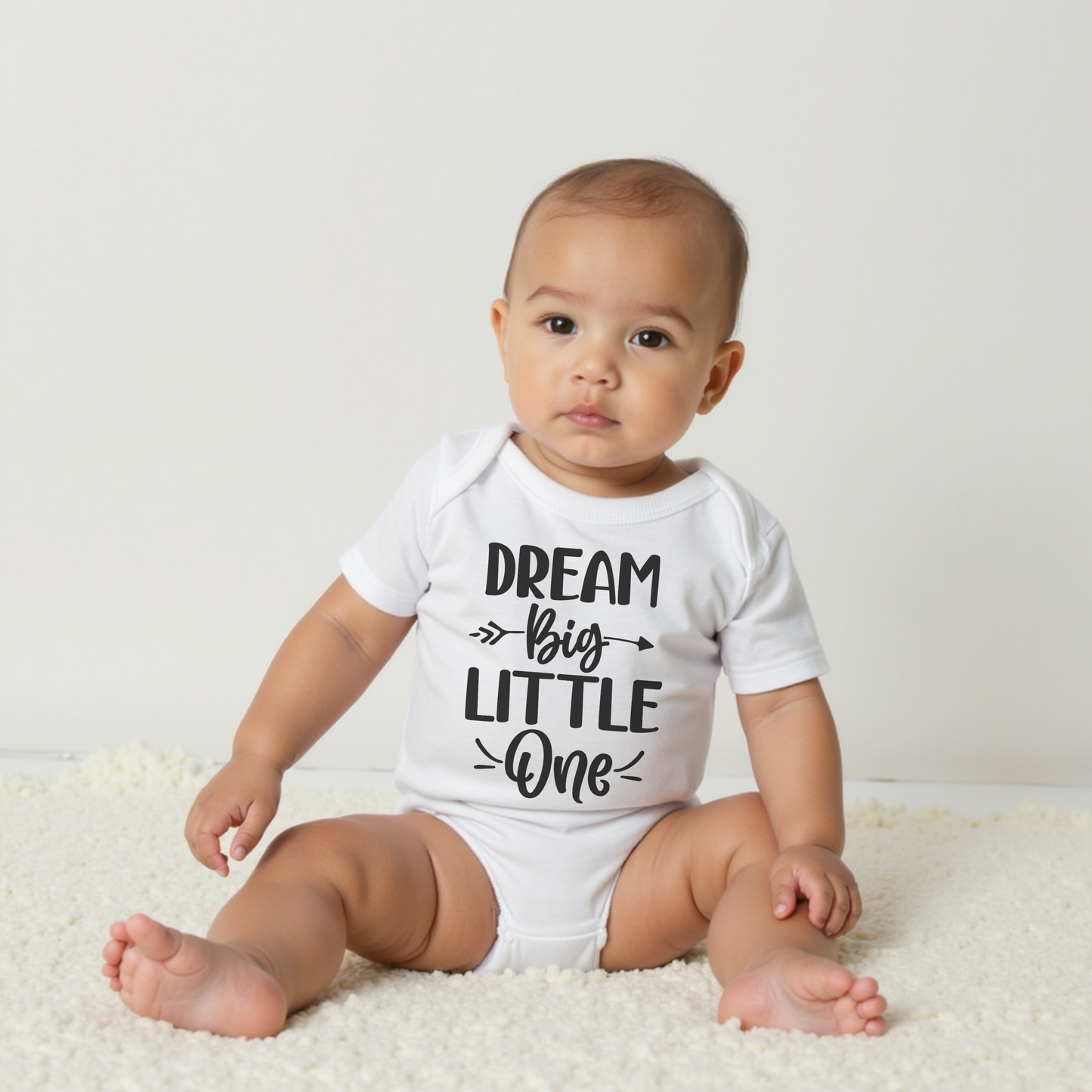 Dream Big Infant Jersey One-Piece – Ultra-Soft, Breathable & Easy-Change Design for Everyday Comfort